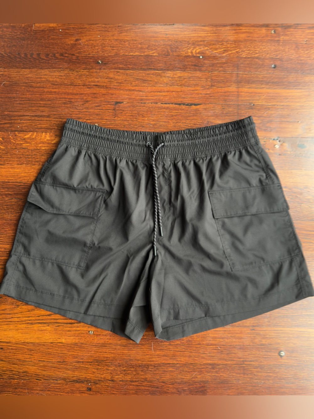 Old Navy Black Athletic Shorts with Cargo Pockets